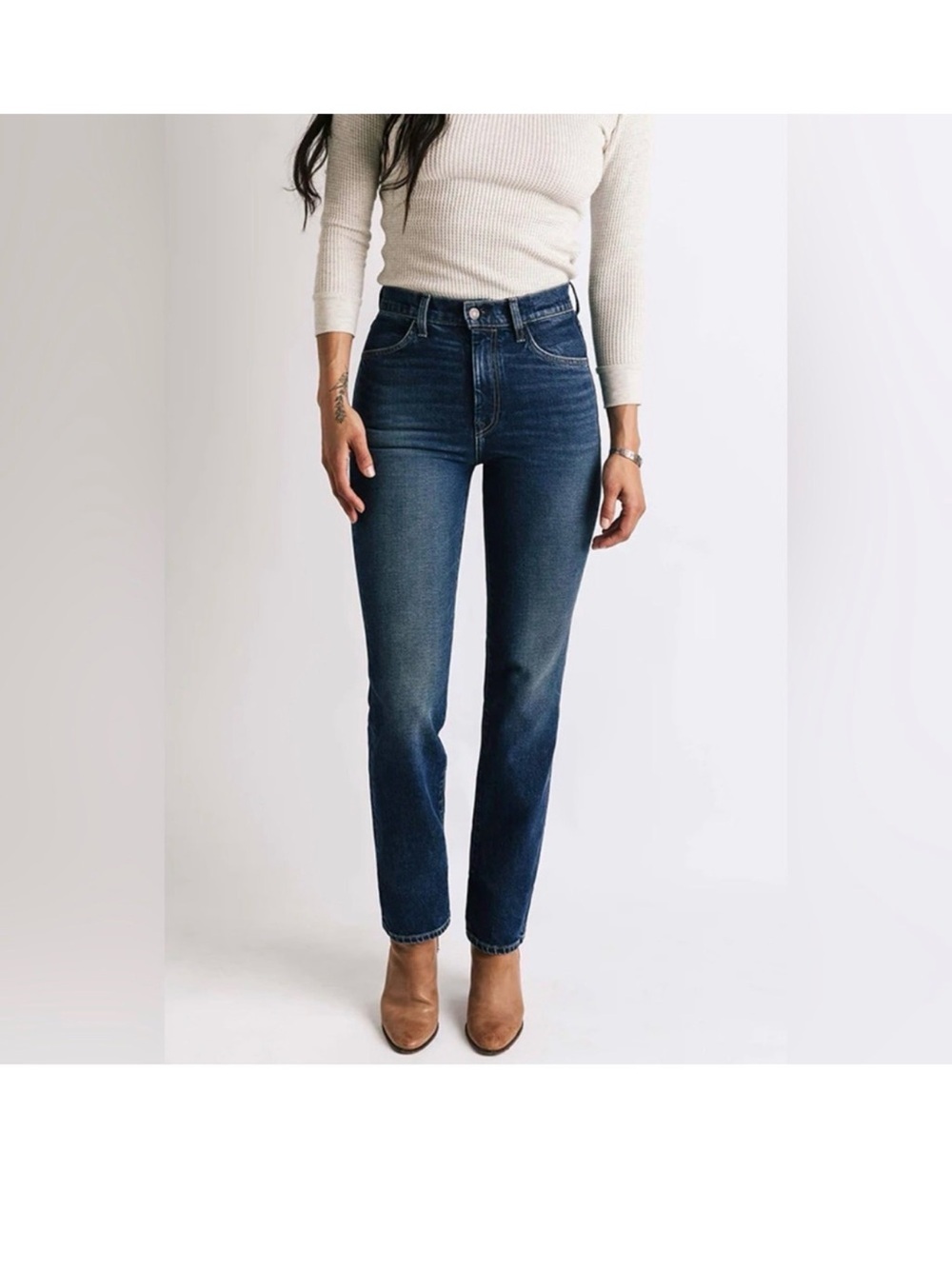 Imogene + Willie Elizabeth Skinny Jean Sz 27 excellent condition medium wash